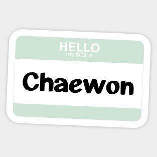 My bias is Chaewon Sticker